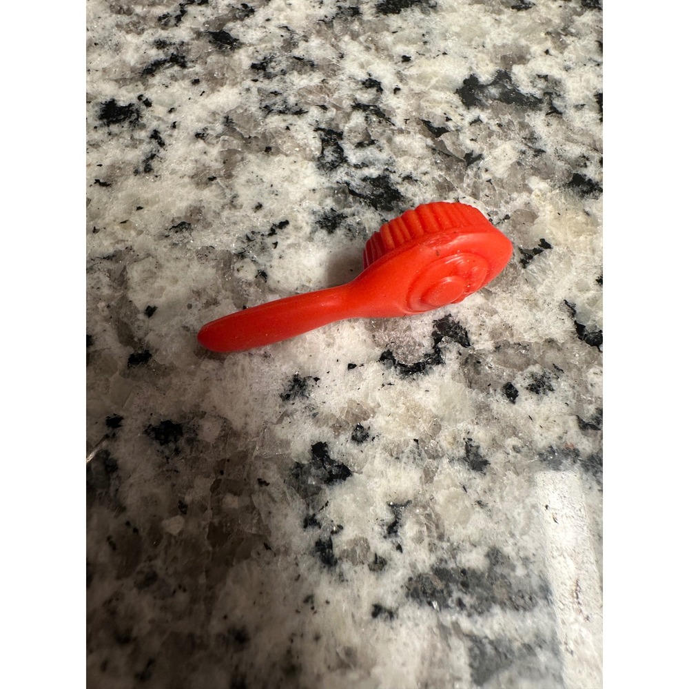 Kids Toy Red Plastic Mini Hair Brush Comb LPS‎ Handle Accessory